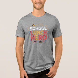 学校給食ヒーロー トライブレンドTシャツ