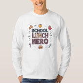 学校給食ヒーロー Tシャツ (正面)