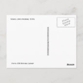 学校給食プログラム， 1930年代 ポストカード (裏面)