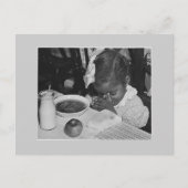 学校給食プログラム， 1930年代 ポストカード (正面)