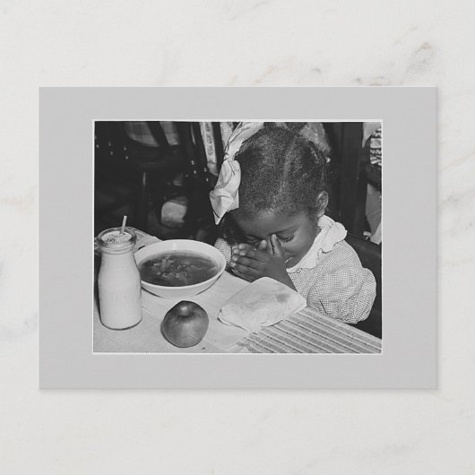 学校給食プログラム， 1930年代 ポストカード (正面)