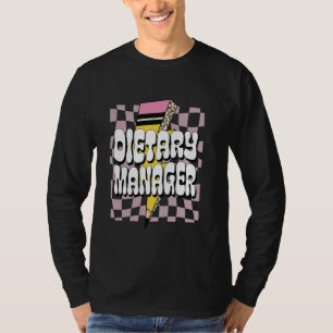 学校給食マネージャー給食レディーサービスマン Tシャツ