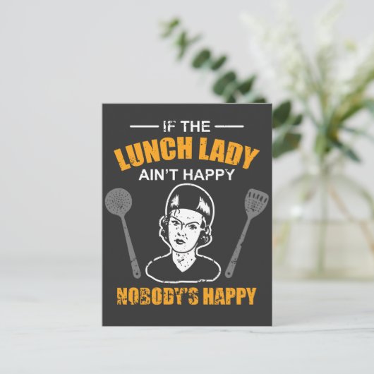 学校給食レディカフェテリアワーカー ポストカード (スタンド正面)