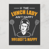 学校給食レディカフェテリアワーカー ポストカード (正面)