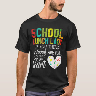 学校給食レディースクワッドカフェテリアのクルーが見るべきである Tシャツ