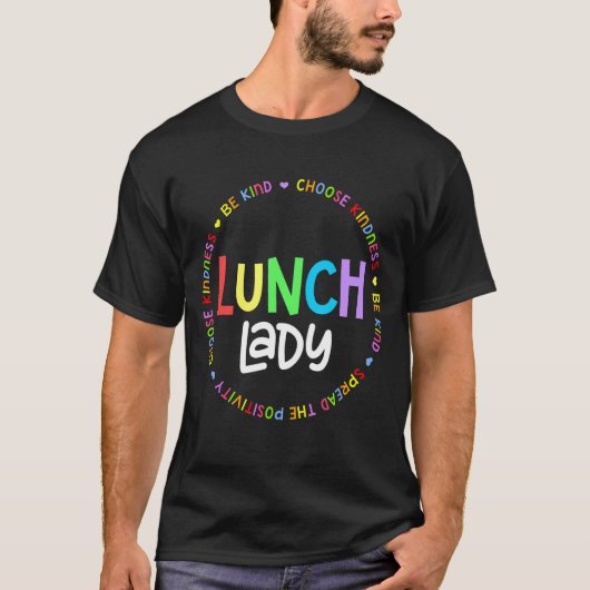 学校給食女性分娩婦人食堂 Tシャツ (正面)