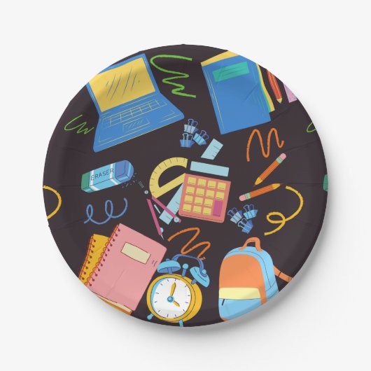 学校給養 ペーパープレート (正面)