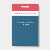 学校職員教育先生 バッジ (Back)