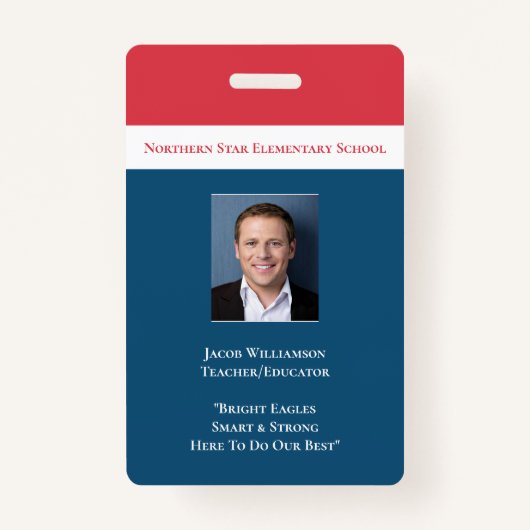 学校職員教育先生 バッジ (正面)