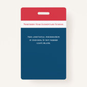 学校職員教育先生 バッジ (裏面)