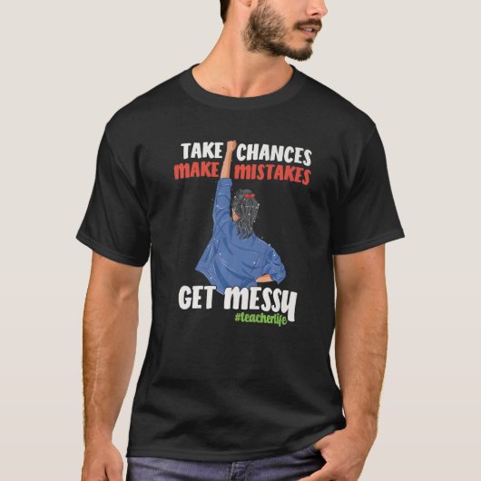 学校茶の初日に間違いを犯す可能性がある Tシャツ (正面)