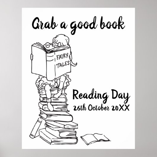 学校読の本読色に関する日 ポスター (正面)