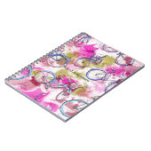 学校課題ノートブック絞り染め&バイク ノートブック (左側)