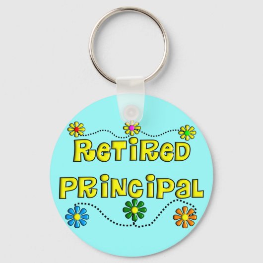 学校退職したの主たる賜物 キーホルダー (正面)