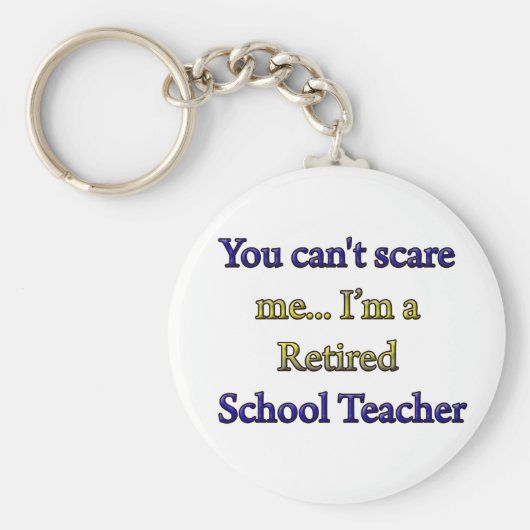 学校退職した先生 キーホルダー (正面)