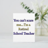 学校退職した先生 ポストカード (スタンド正面)