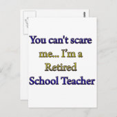 学校退職した先生 ポストカード (正面/裏面)