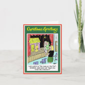 学校遊のクリスマスカード用出生漫画 シーズンカード (正面)