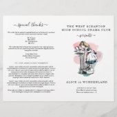 学校遊や演劇の演目/プログラム チラシ (正面)