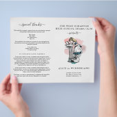 学校遊や演劇の演目/プログラム チラシ (手)