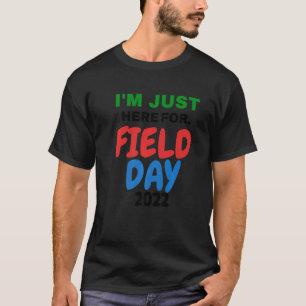学校運動会教師 私はただ運動会のためだけに来た Tシャツ