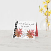 学校長の退職カードII カード (黄色い花)