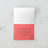 学校長の退職カードII カード (内部)