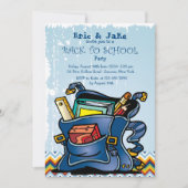 学校鞄招待 招待状 (正面)