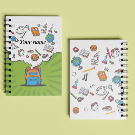 学校鞄 | 授業文具 | 名前入り ノートブック
