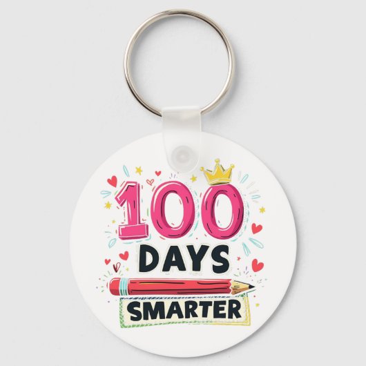 学校頭が切れる日100日先生 キーホルダー (正面)