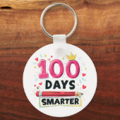 学校頭が切れる日100日先生 キーホルダー (正面)