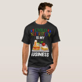 学校食堂ランチレディーチャイルド栄養は私 Tシャツ (正面フル)