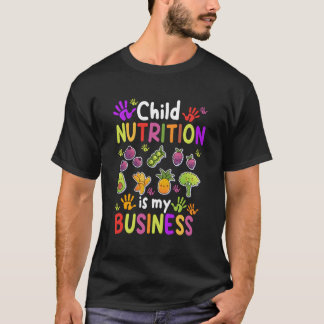 学校食堂ランチレディーチャイルド栄養は私 Tシャツ