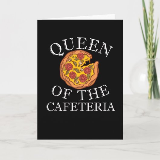 学校食堂ラ退職したンチレディ カード (正面)