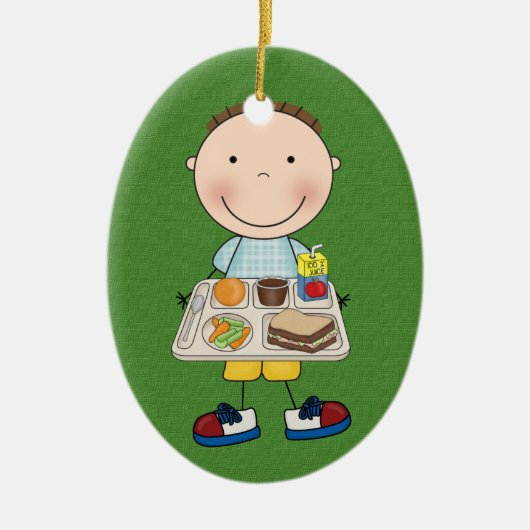 学校食堂 – SRF セラミックオーナメント (正面)