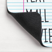 学校10代の計画後 マウスパッド (コーナー)