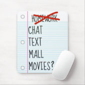 学校10代の計画後 マウスパッド (マウス)