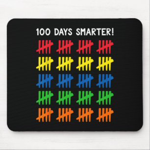 学校100日の子ども100タリーマーク マウスパッド