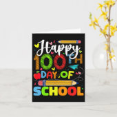 学校100日の幸せ100学校の日教え カード (黄色い花)