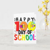 学校100日の幸せ100学校の日教え カード (黄色い花)