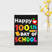 学校100日の幸せ100学校の日教え カード (黄色い花)