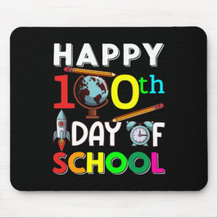 学校100日の幸せ100学校の日教え マウスパッド