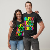 学校100日の幸せ100学校の日教え Tシャツ (ユニセックス)