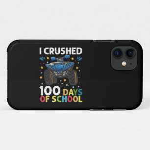 学校100日を乗り越えたモンスタートラック男子 iPhone 11 ケース