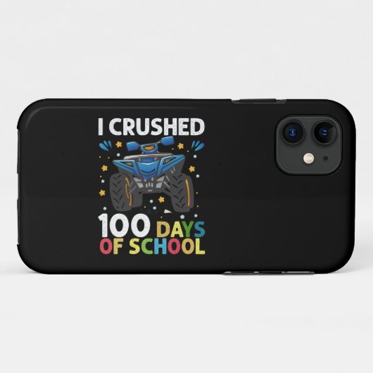 学校100日を乗り越えたモンスタートラック男子 Case-Mate iPhoneケース (裏面(横))
