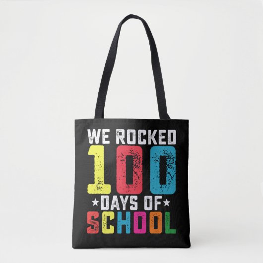 学校100日を盛り上げた先生と生徒 トートバッグ (正面)