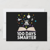 学校100日日書籍頭が切れる宇宙 招待状 (正面)