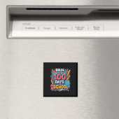 学校100日目の私の100の日のBruh マグネット (インサイチュ (食洗機))