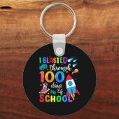学校100日目の100日を通して爆破さ教えれた キーホルダー (正面)