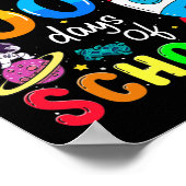 学校100日目の100日を通して爆破さ教えれた ポスター (角)